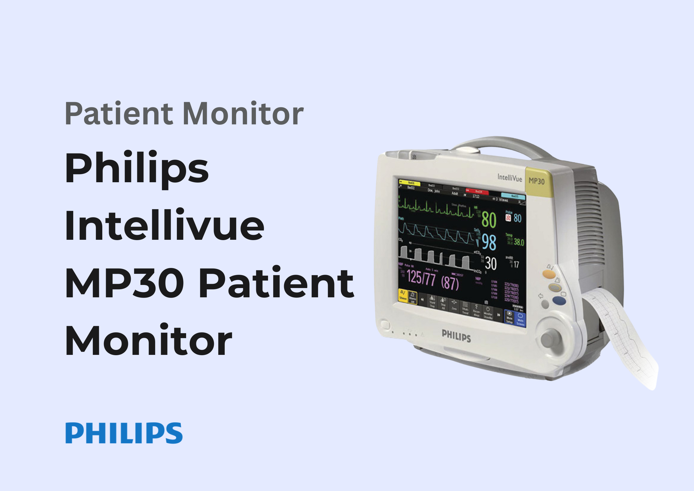 Patient Monitor Rental Asansol | Philips Monitor Home Setup