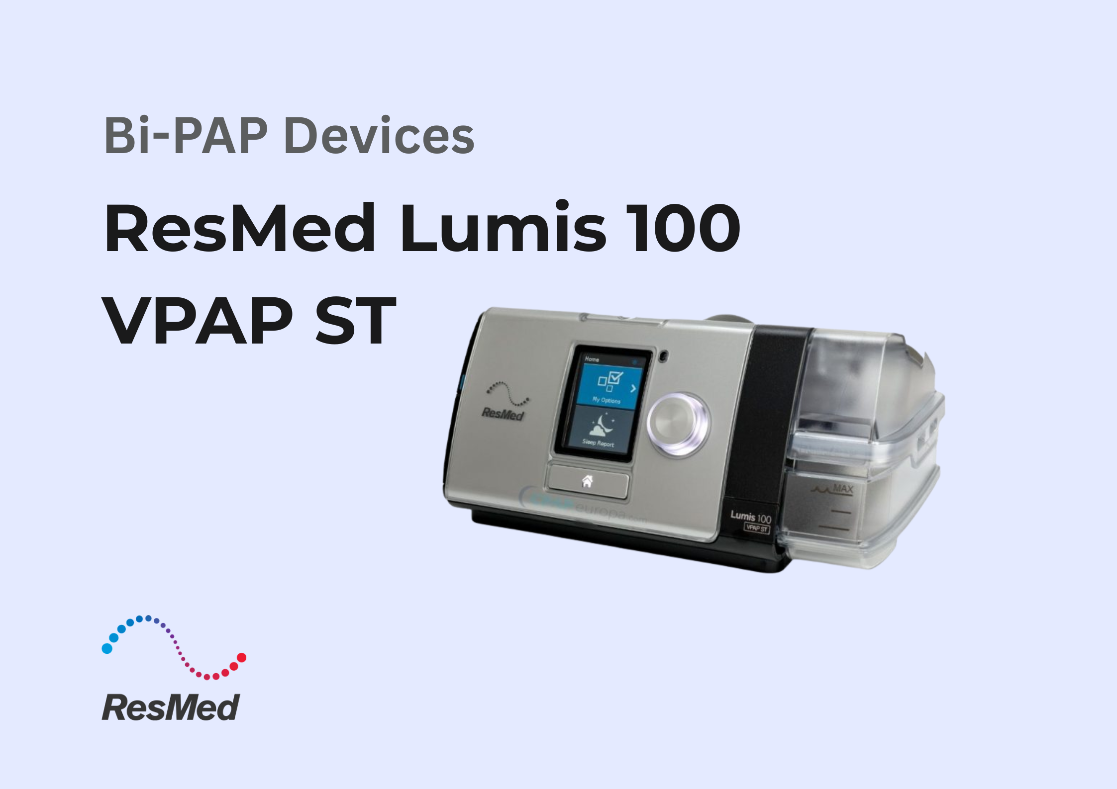 BiPAP Rental Asansol | ResMed Lumis 100 | Home Setup