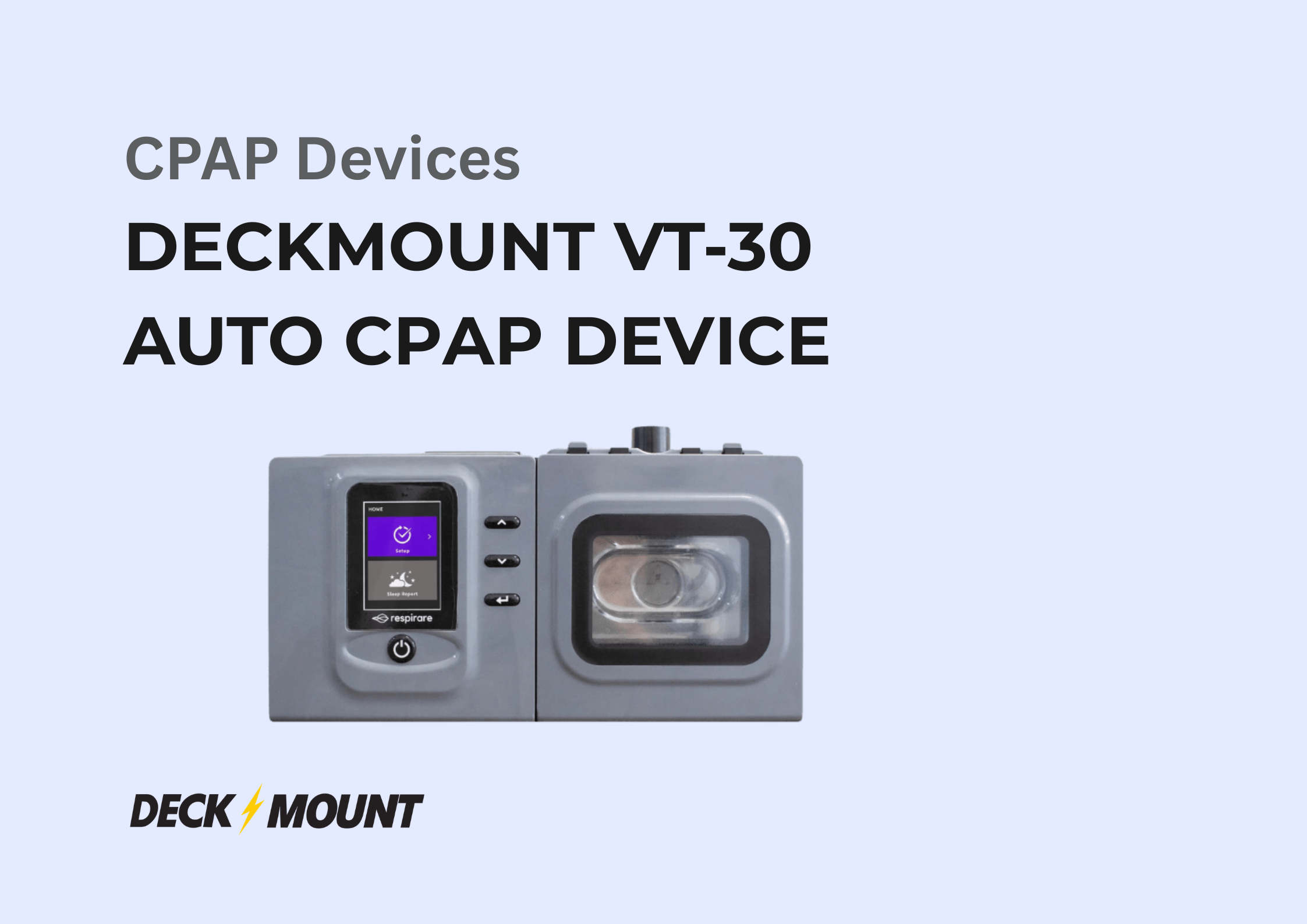 Deckmount Auto CPAP on Rent in Asansol | Sleep Apnea Patient
